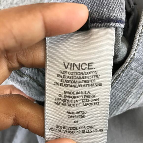 Vince Mason Relaxed  Jeans Womens 27 Gray  Slim Ankle Length - Picture 10 of 11